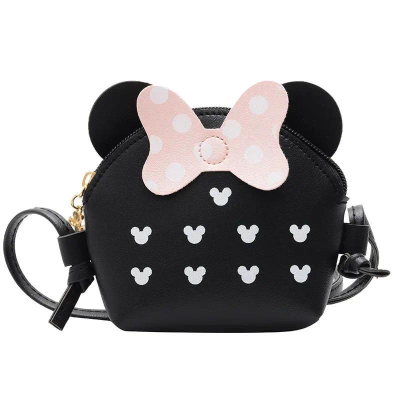 Product Introduction of Cute Princess Girl Coin Purse Crossbody Bag Children's Wallet Coin Bag Cute Cartoon Bow Kids Side Bags Bowknot Shoulder Bag 0