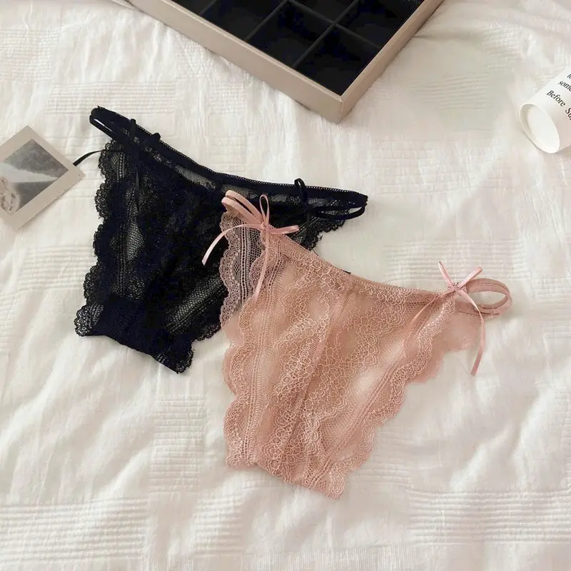 Combo 10 quần lót Nữ ren sexy, mêm mại dây 2 bên khuyết eo 2824 2