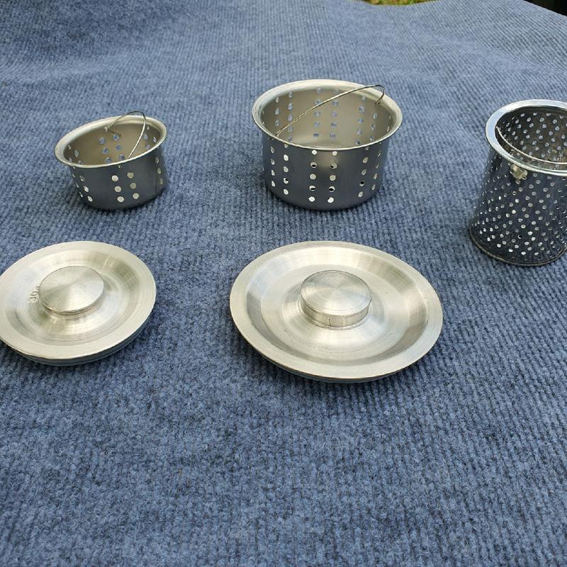 Giỏ Đựng Rác Nắp Chặn Nước Cho Bồn Chậu Rửa Bát Inox Dành Cho Bầu Xả 110mm Và 140mm