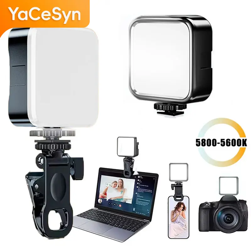 Universal Selfie Light phone Selfie Video Conference Light Portable LED Light For Cell  Pad Laptop Camera Photography Fill Light