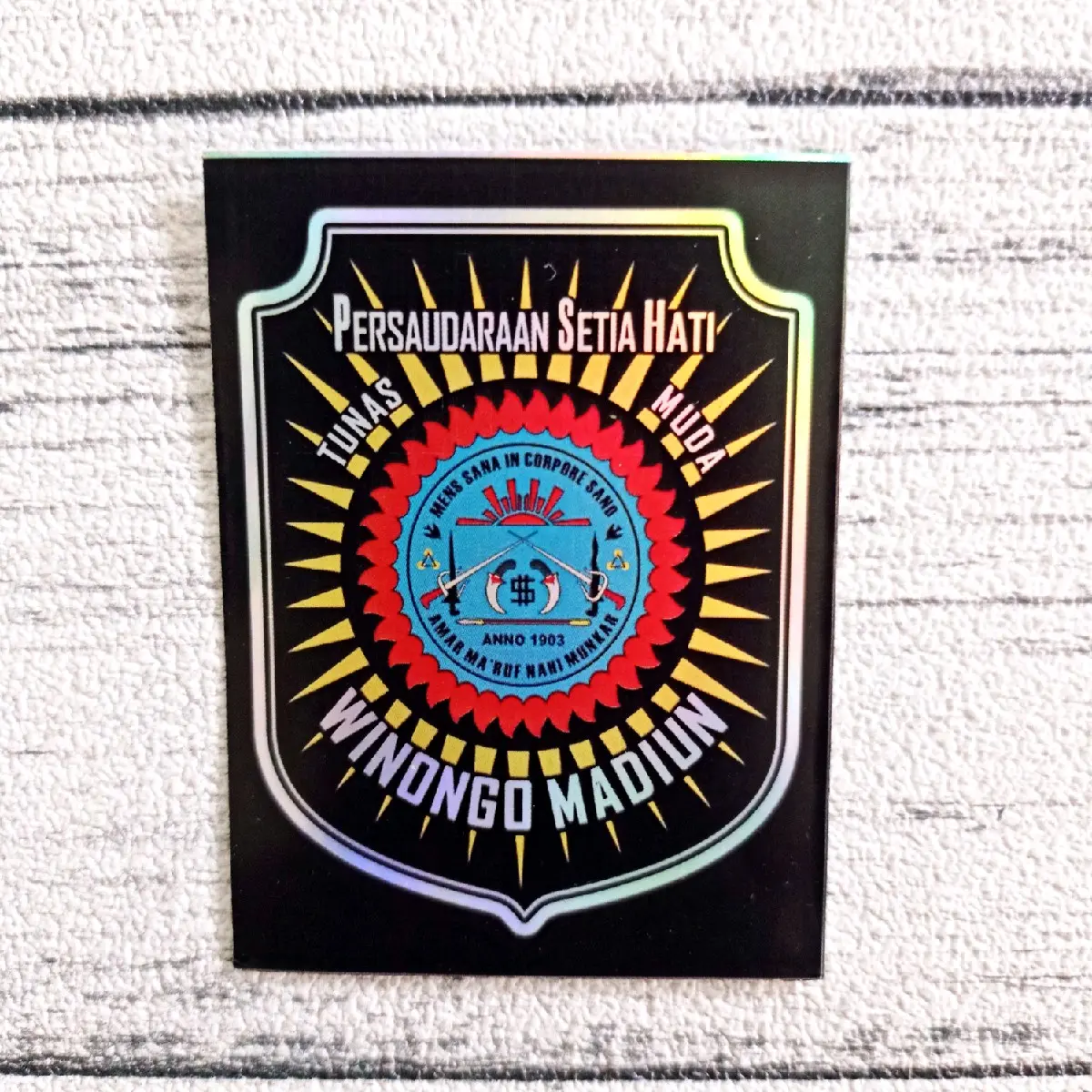 Stiker PSHW Hologram, Minimal beli 2pcs