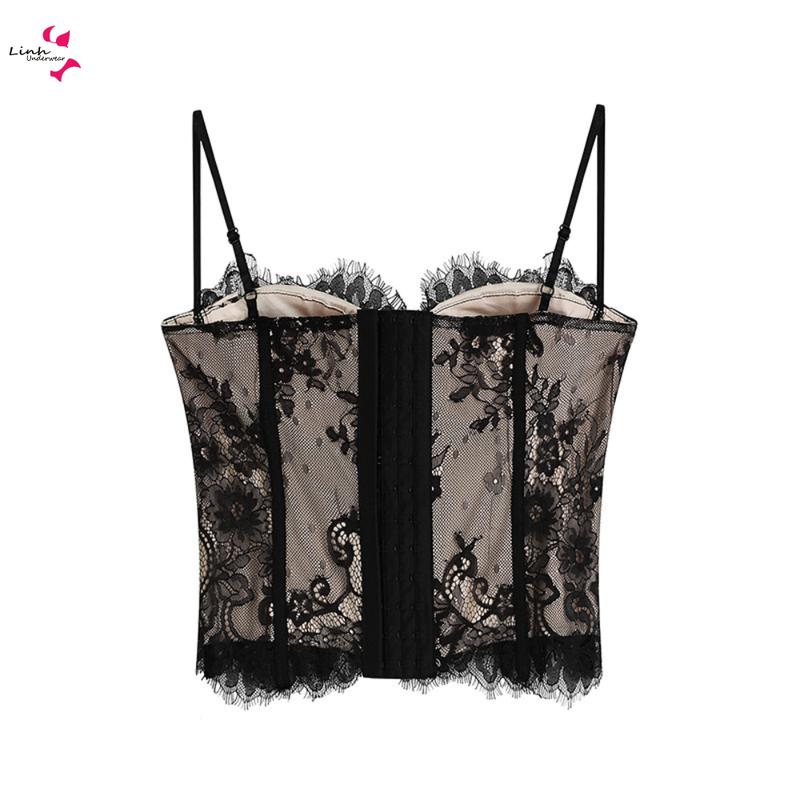 Áo Corset Ren Dáng Dài Có Gọng Gợi Cảm Sexy 4