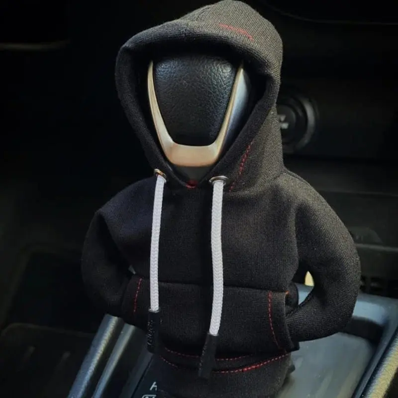 Hoodie Shift Knob Langit Cerah - Penutup Persneling Mobil Dekorasi Interior Mobil Hoodie Pegangan Roda Gigi Manual Otomatis Universall Aksesoris Car 7
