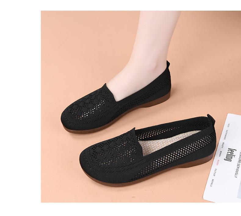 Product Introduction of Breathable Women's Shoes, Mesh Surface, Soft Sole, Low Cut Style, Casual Slippers, Suitable for Moms, Ready Stock Shoes 10