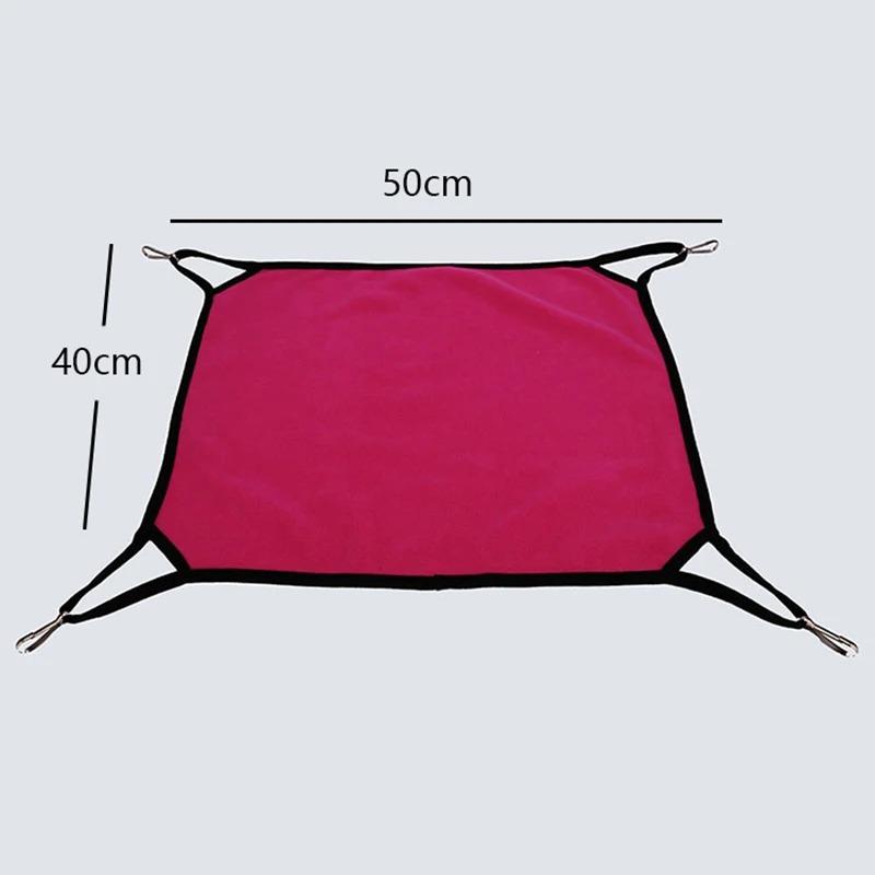 Cat Hammock Bed Hanging Pet Cage Hammock Soft Cat House Cushion Mat Summer Cooling Pet Basket Tapestry Pet  Dog Bed 3