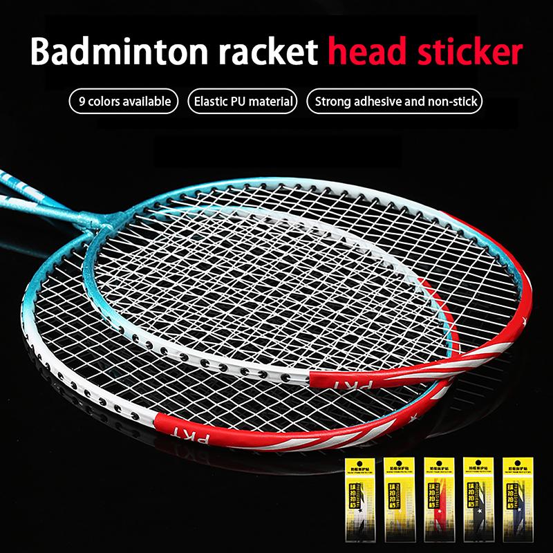 Product Introduction of Badminton Racket Protection Sticker with Full Frame Anti-Collision Strip Racket Head Protection Wire 10