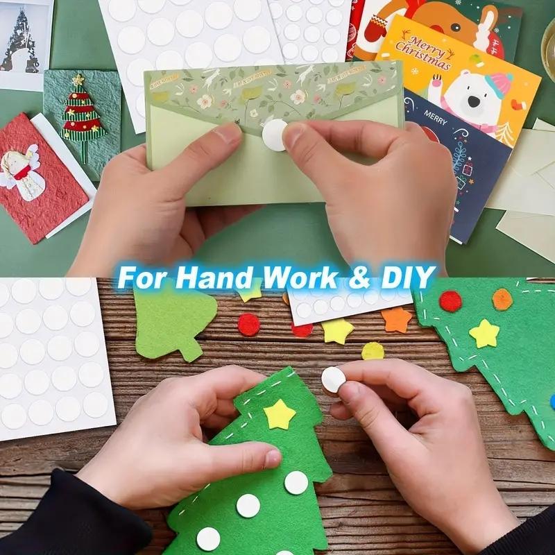 Double Sided Transparent Adhesive Dot Tape Sticker, Clear Sticky Dot Tape Sticker, Fastener for DIY Art, Balloon Decoration & Office Supplies 7