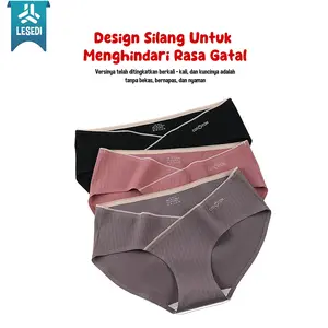 Celana Dalam Katun Ibu Hamil 3in1 Maternity Highwaist Panty Wanita KT531