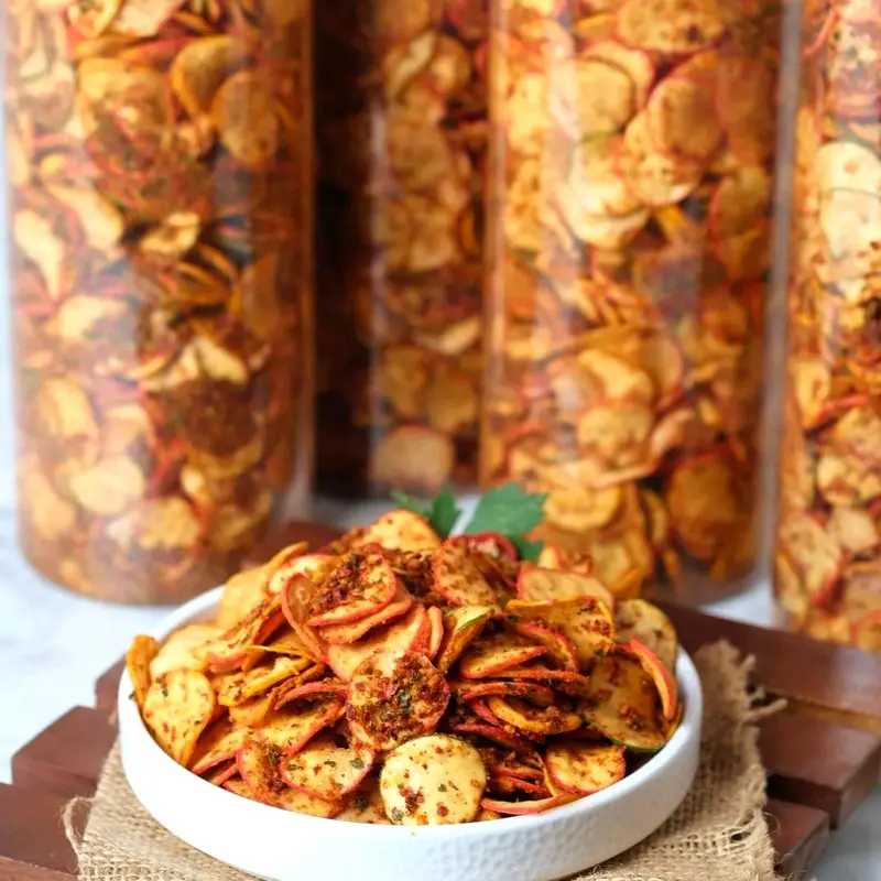 Kerupuk Seblak Kang Cemilan Asep Bumbu Daun Jeruk Kemasan 500gr Food Snacks Camilan Makanan Pedas 4