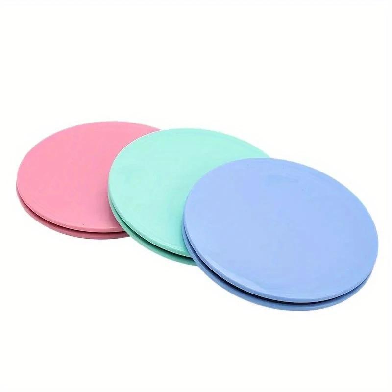 Gliding Discs, 2 Counts Sliding Fitness Disc, Exercise Sliding Plate, Abdominal Muscle Training Disc, Yoga Sliding Disc, Fitness Equipment for Home Gym 5