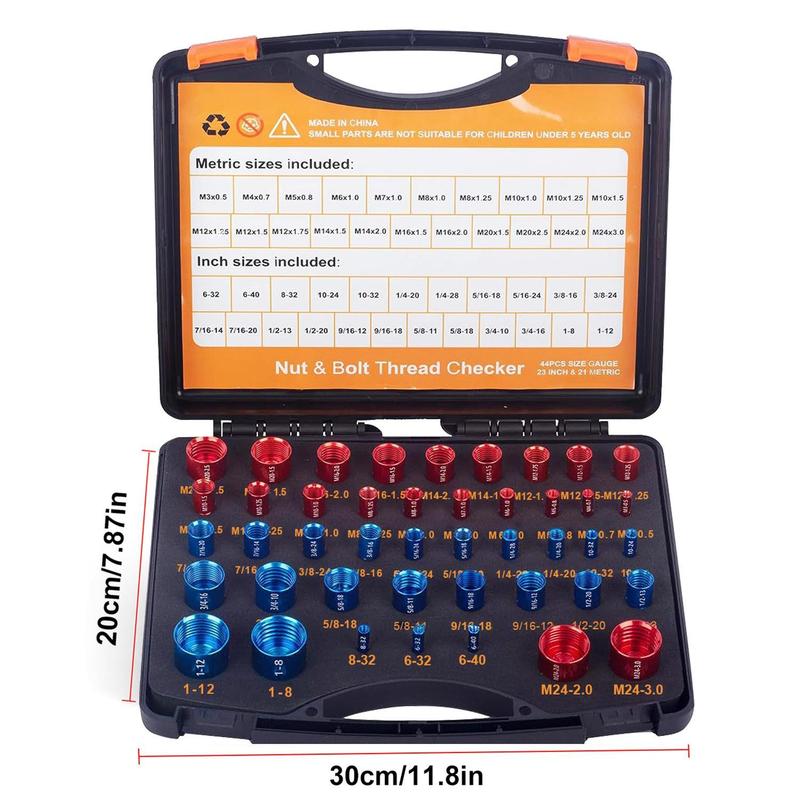 Product Introduction of Nut & Bolt Sizes Checker, Nut & Bolt Sizes Measuring Tool, Professional Measuring Tool for Complex and Narrow Areas 1