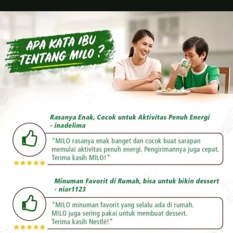 milo 1kg kemasan pouch kemasan ekonomis susu bubuj Balita Bubuk Milk 4