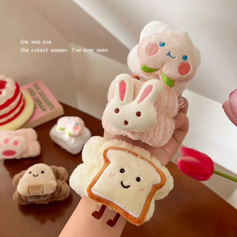 Dây Đeo Cổ Tay Rửa Mặt Cho Em Bé Thiết Kế Hoạt Hình Dễ Thương, Không Thấm Nước, Tay Áo Chống Ướt, Thích Hợp Cho Trẻ Em, Vòng Bít Ma Thuật Thấm Hút, Bảo Vệ Cổ Tay 4