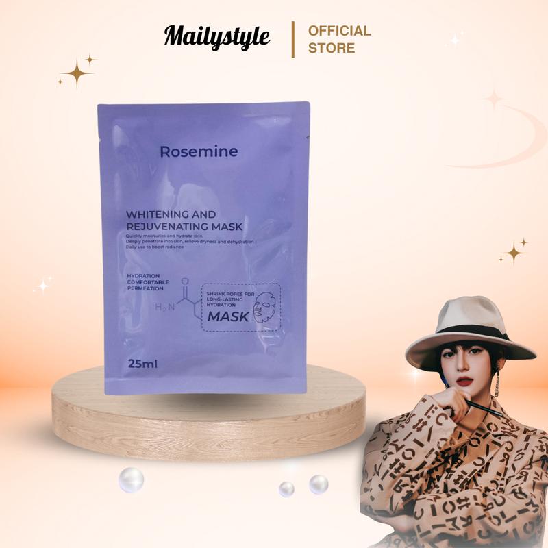  M13_ Mặt nạ Rosemine whitening and rejuvenating mask   Set 10 miếng  Skincare Làm Đẹp Da 