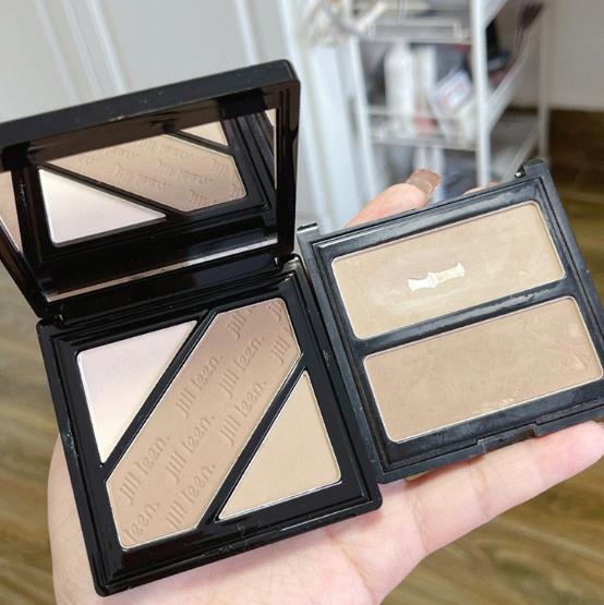  Phấn Tạo Khối JILL LEEN 3 ô 4 ô 2 Màu 10g Nội Địa Trung Màu Tự Nhiên Khuôn Mặt Thon Gọn Nhỏ Gọn Tiện Lợi Cosmetic Trang Điểm 