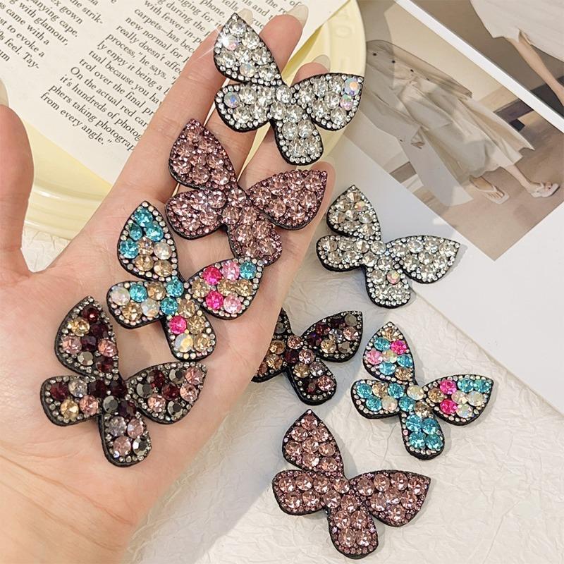 Product Introduction of Sweet Cool Butterfly BB Clip Fashion Shining Personalized High Quality Hairpin Exquisite Light Luxury Advanced Sense Gifts Headwear 24