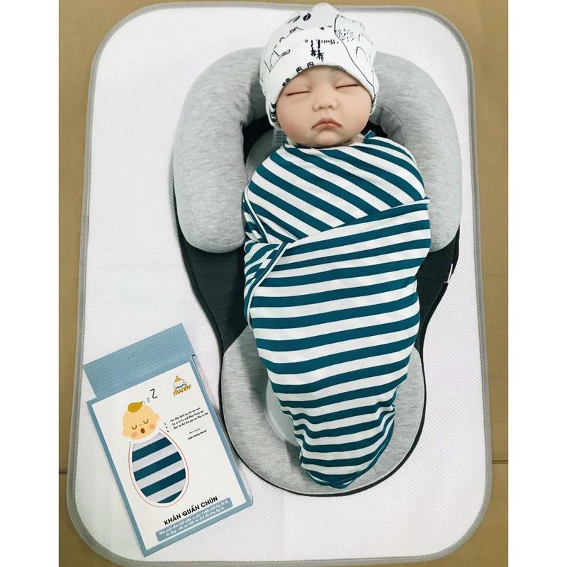 Quấn chũn Manny cho bé ngủ ngon - Khăn quấn bé sơ sinh cao cấp