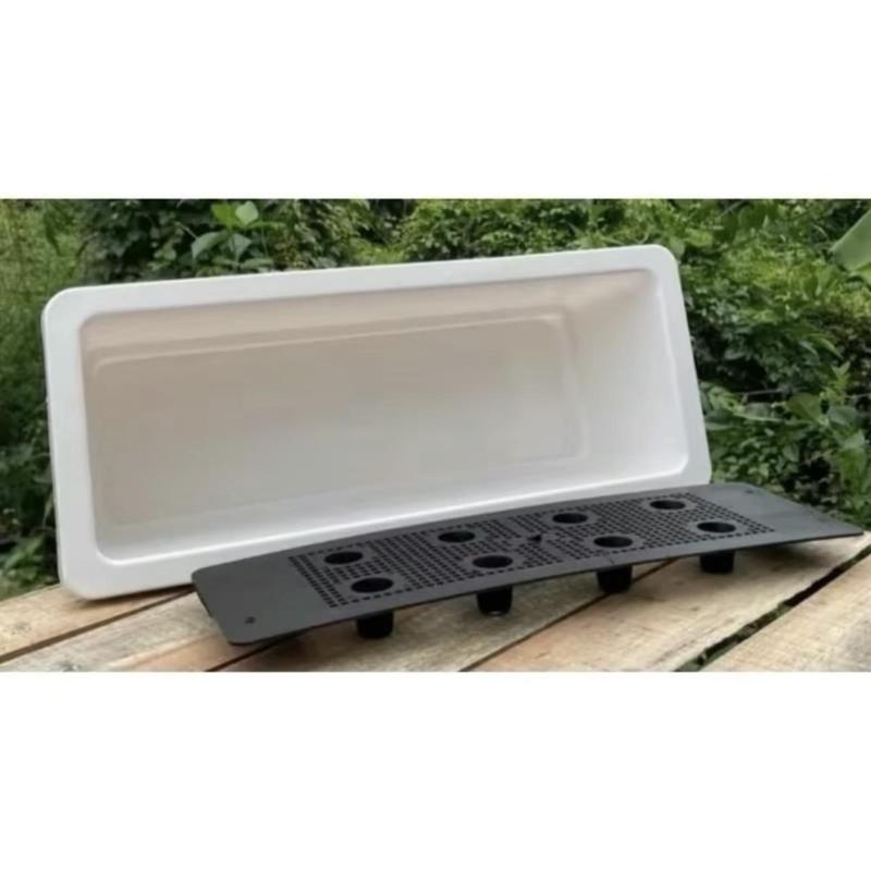 Product Introduction of Chậu nhựa trồng rau trồng hoa cây cảnh thông minh hình chữ nhật 48x20x16cm tiện ích 18