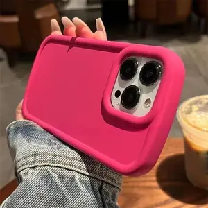SoftCase Candy Color IPH Case Anti-Fall Untuk IPH 15 14 13 12 11 Pro Max X XR Xs Max 7P 8P Casing