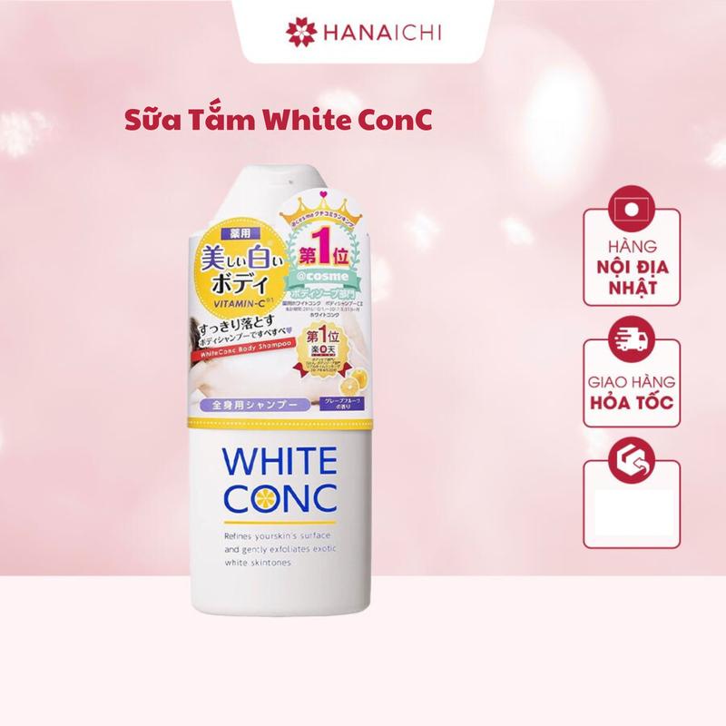 Sữa Tắm White Conc Hương Cam Chanh 360ml Nội Địa Nhật Dưỡng Da Body Dưỡng Body