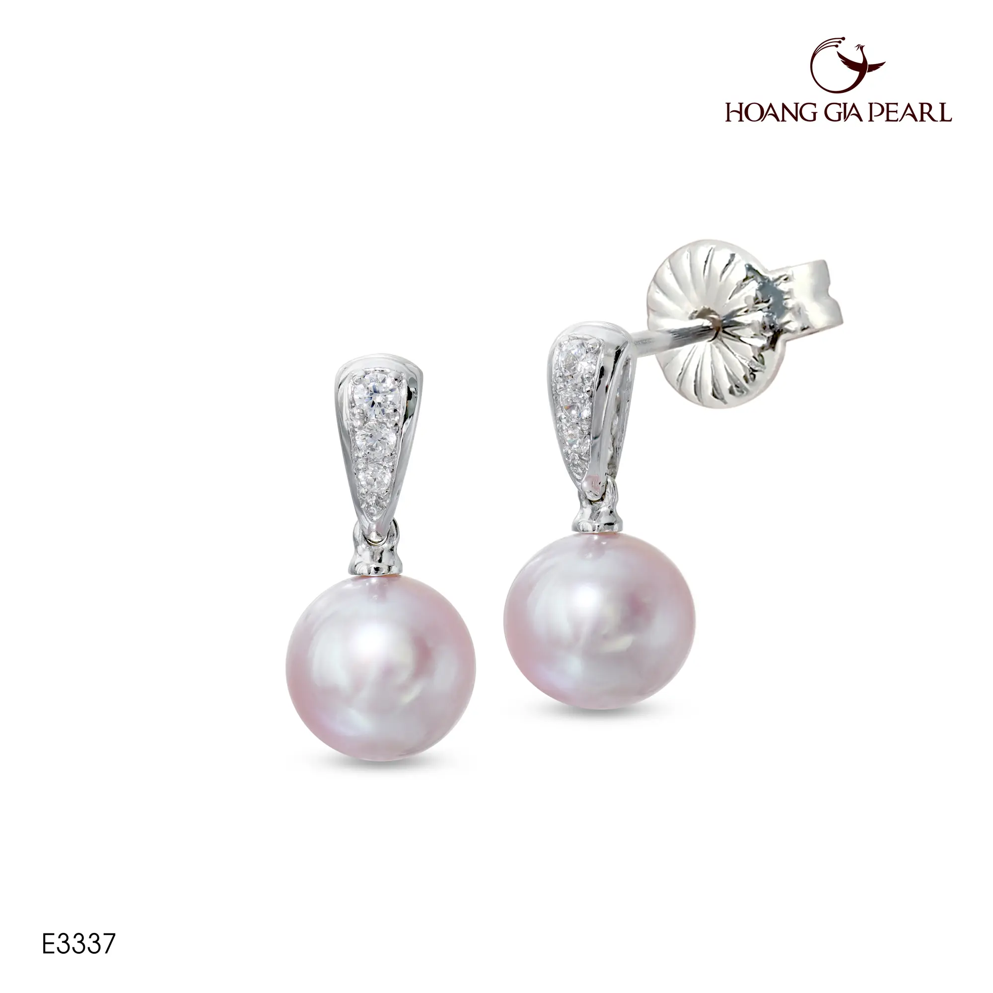 Bông tai ngọc trai Hoàng Gia Pearl E3337