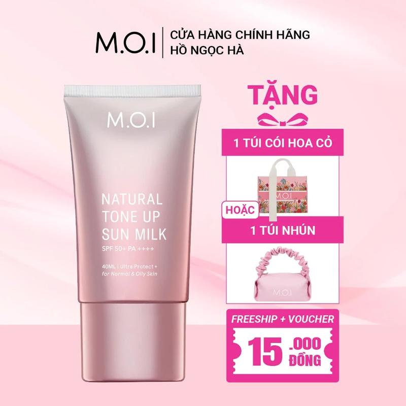 Chính hãng Kem chống nắng nâng tone kiềm dầu MOI Hồ Ngọc Hà Skincare Sunscreen Sun Cream ChốNg NắNg Chăm Sóc Da Làm Đẹp Da Milk Dưỡng Ẩm Da kemchong nangany Socola chong nang kem chống the gorgeous Chocolate