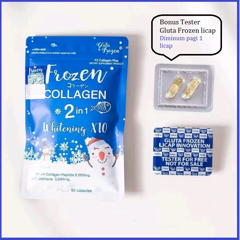 frozen collagen suplement kecantikan pemutih kulit original fish memutihkan 3