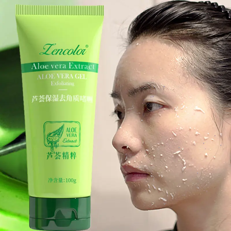Combo 3 Tẩy Tế Bào Chết Cho Da Mặt LENCOLOR 100g Giúp Làm Sạch Da Chết TẶNG KÈM Sữa Rửa Mặt SENANA 60g 8