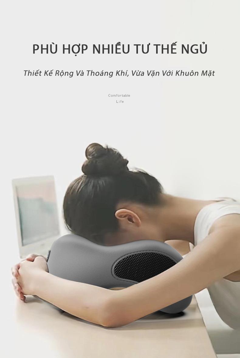 Product Introduction of Cosseal Gối Cổ Văn Phòng Chữ U, Kê Cổ Cao Su Non Công Thái Học Chống Đau Mõi Vai Gáy, Tựa Cổ Đi Máy Bay, Ô Tô, Du Lịch 9