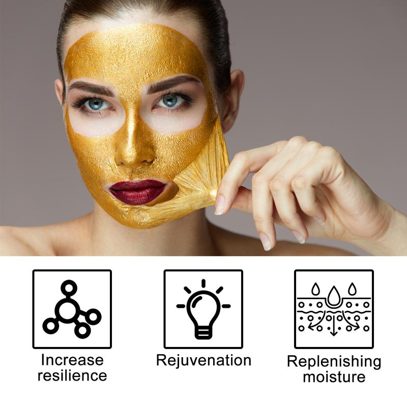 Product Introduction of Eelhoe Retinol Snake Venom Gold Facial Mask Cleansing Skin Firming Pores Brightening Skin Rejuvenating and Hydrating Facial Mask 9