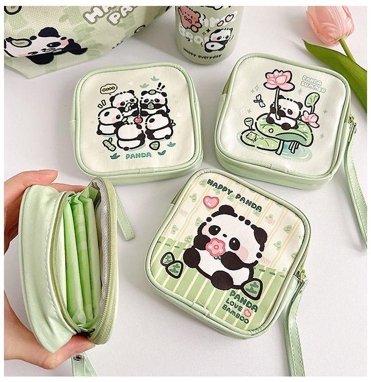 Product Introduction of Túi Đựng Đồ, Túi Đựng Tấm Bông Vệ Sinh, Thiết Kế Dễ Thương, Cầm Tay, Dung Tích Nhỏ Và Lớn, Thích Hợp Cho Học Sinh, Không Thấm Nước, Lý Tưởng Cho Tấm Bông Vệ Sinh 8