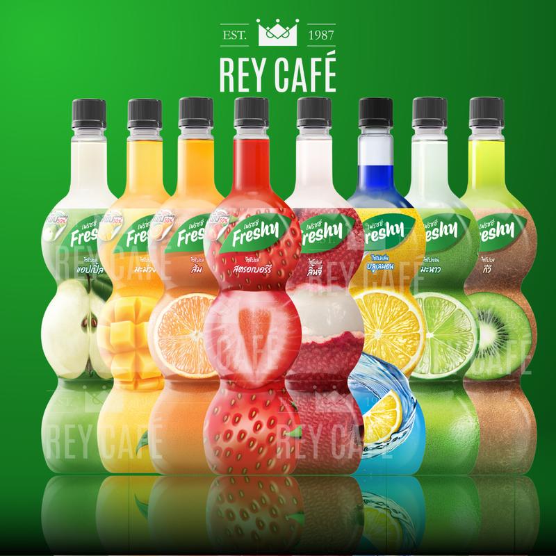   Sỉ Lẻ  1 Chai 710ml Bộ 15 Mùi Siro Trái Cây Freshy - Syrup - Nguyên Liệu Pha Chế Cao Cấp Thái Lan - Baristhing Rey Cafe siro  làm đá bào 