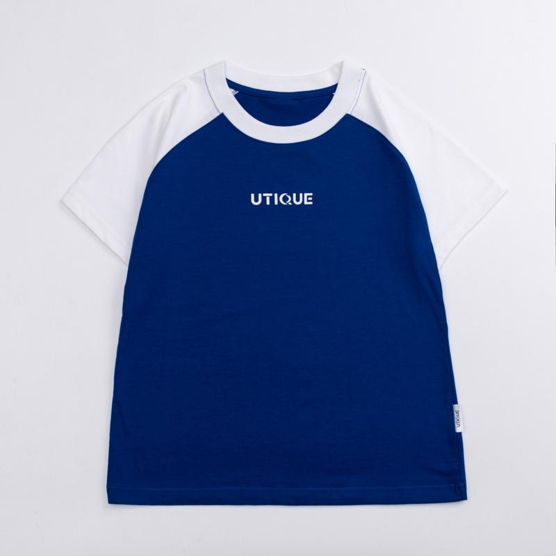 [UTIQUE] Áo thun baby tee raglan Nữ Top Women Cổ Tròn 0