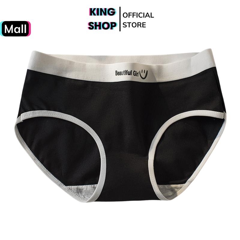 Quần Lót Nữ Cotton Cao Cấp - Quần chip nữ kháng khuẩn cao cấp co dãn 4 chiều siêu mềm mịn tôn dáng Kingshop L8822 Women Cạp Cao