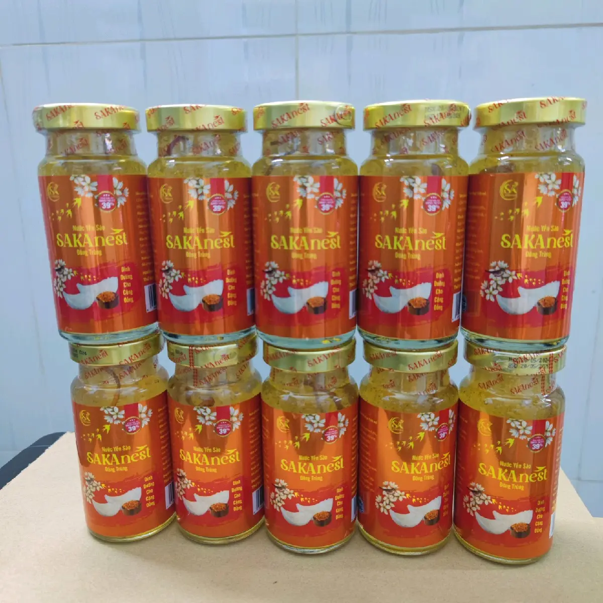 Combo 20 lọ Cao Cấp SaKanest Đông Trùng Hạ Thảo 150ml-39% dành cho Người lớn yến