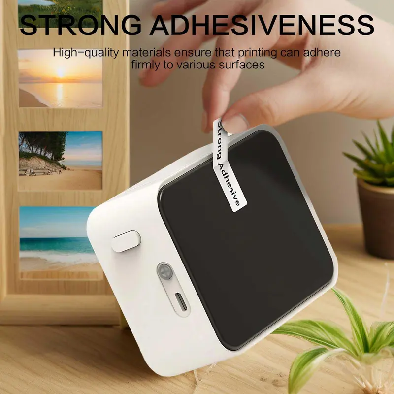 Portable Bluetooth-compatible Label Maker, 1 Count USB Rechargeable Label Printer, Handheld Label Maker for Home & Office 5