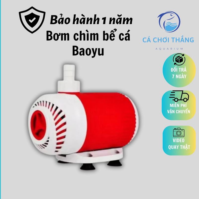 Bơm chìm bể cá Baoyu (BY-101/102/103/104/105) - Bơm mạnh mẽ cho lọc tràn trên, tràn dưới, êm ái, tiết kiệm điện, thiết kế đẹp và bắt mắt