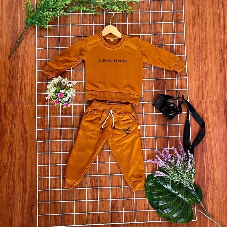 Product Introduction of BAJU ANAK SETELAN SWEATER TRENING TRAINING JOGGER OLAHRAGA LAKILAKI/PEREMPUAN 2-10 thn Joger Celana Outdoor Hitam Parsel 88