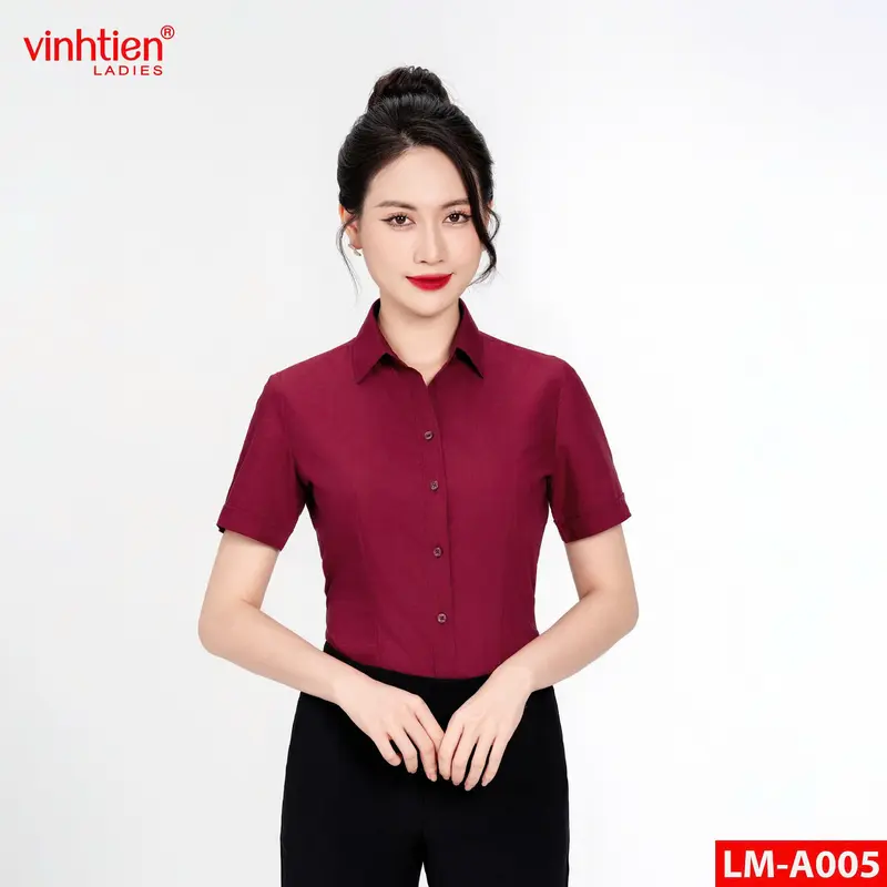 Áo SMNT Vĩnh Tiến Ladies ,GTB 295 , Vải Trơn Chất Liệu Modal 8