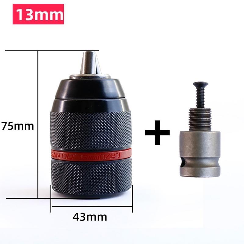 Đầu Kẹp Mũi Khoan Cao Cấp 13mm AuToLock + Đầu chuyển