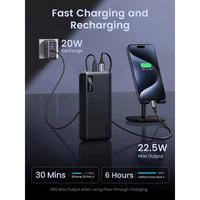 Gambar UGREEN Powerbank Built In Cable 20000 mAh Fast Charging 67W Type C 55996B dari Level99Store Kota Surabaya 4 Tokopedia