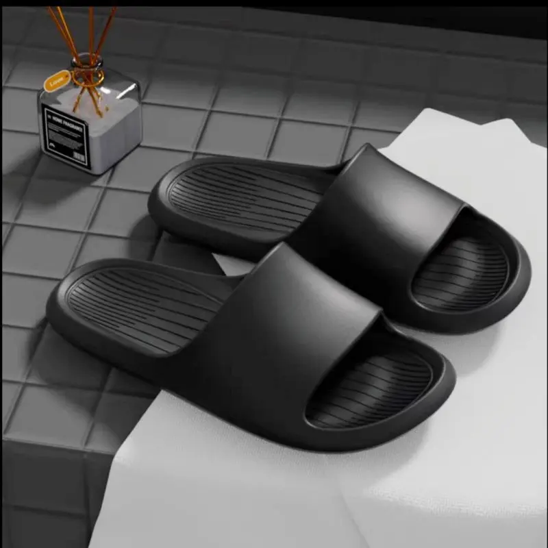 sandal slop Polos 35-44 pria wanita BP Sandal Ban Slippers | Black Unisex Original sandal polos anti air Terlaris Shoes 4