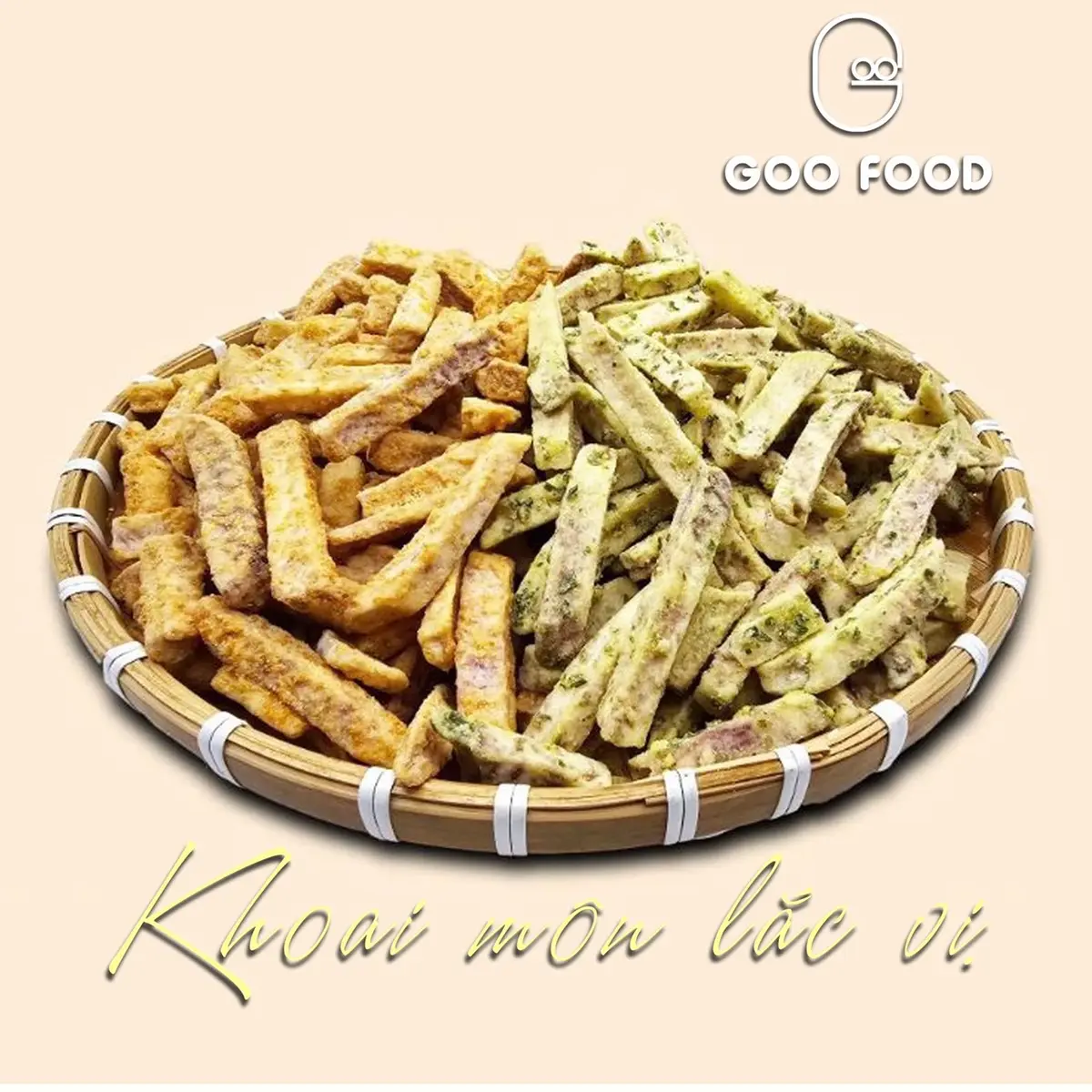 Khoai môn sấy giòn lắc vị ( thơm ngon khó cưỡng - vị hành thơm phức - vị trứng cua béo ngậy thơm ngon) Snack Ăn Vặt Food Thức Ăn