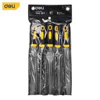 Gambar Deli Alat Kikir Besi Set 5 Pcs 8 Inch / Mini File Set EDL352085 dari Delitools.id Kab. Tangerang 1 Tokopedia