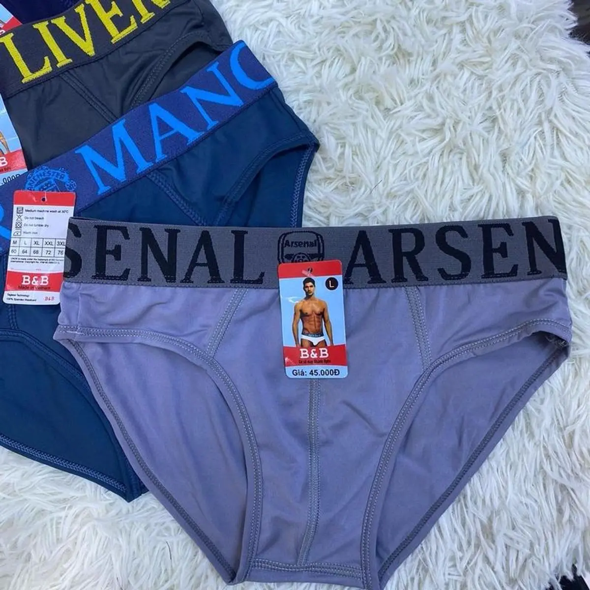 QN33 - combo 5 quần nam chất thun mặc thoải mái - quần lót nam Boxer Sịp Menswear