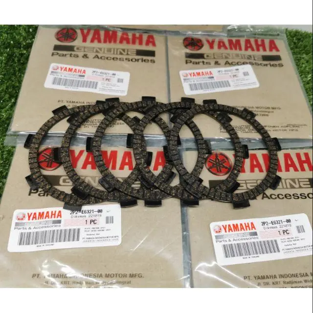 Y110 SS Lagenda 110 SRL110 Y100 SPORT SS2 Clutch Plate DISC Kulit KLAC CLASS Lining 2P2-E6321-00 100% Original YAMAHA