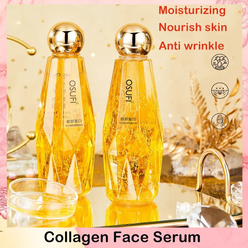2024 Collagen Face Serum Toner Anti Aging Smoothing Lines Facial Care Essence Moisturizing Whitening Serum Beauty Skin Care Products Comfort Skin Repair Moisture Moisturizer Hydrate centella  cosmetics dark spot correcting glow serum