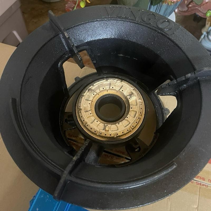 Bếp khè công nghiệp gang sơn đen cao cấp 2
