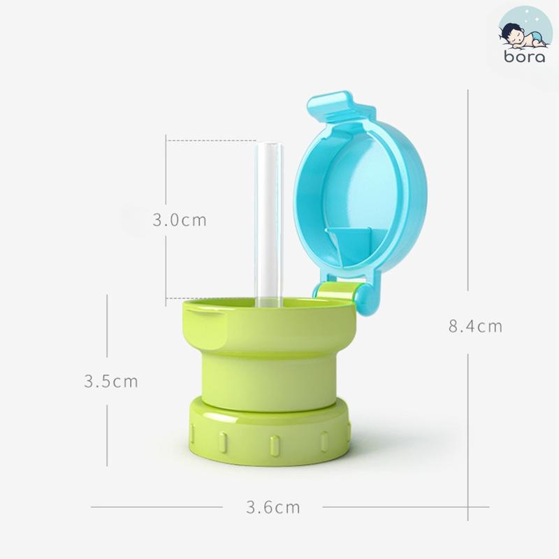 Bộ chuyển đối sang ống hút gắn chai nước cho bé, chống đổ, chống sặc. 3