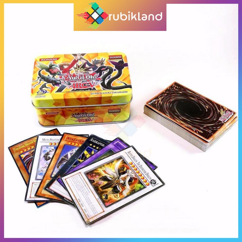 Bài Yugi Hộp Sắt Bài Yugioh Yugi-Oh Phiên Bản Tiếng Anh 41 Thẻ Bài Hộp Thiếc Có Ánh Kim Đồ Chơi Trẻ Em Board Game 3